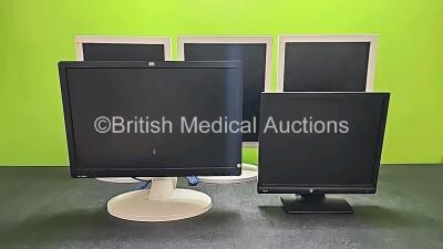 Job Lot Including 3 x Richardson Electronics LCD Monitors, 1 x HP LE2201W Monitor and 1 x Benq Lcd Monitor *SN DTM19060318 / DTK34060539 / DTK43060661 / CNK9340WYCT / ETJ8F08531SL0T*