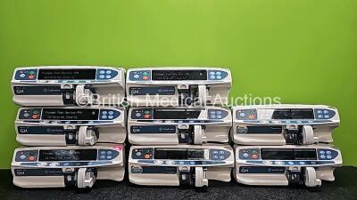 8 x CareFusion Alaris Plus GH Syringe Pumps (All Power Up) *SN 800206033 / 800205905 / 800205897 / 800205939 / 800205996 / 800205964 / 800206034 / 800206028*