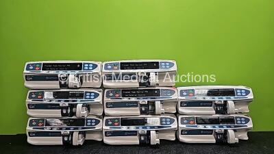 8 x CareFusion Alaris Plus GH Syringe Pumps (All Power Up) *SN 800205984 / 800205965 / 800206006 / 800205929 / 800205952 / 800206030 / 800205967 / 800205947*