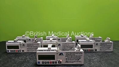 7 x CME Mckinley T34 Syringe Pumps (All Power Up with Stock Battery- Stock Battery Not Included, 3 x Slight Damaged Screens - See Photos)