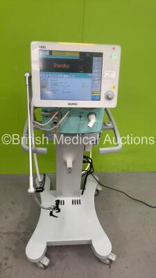 Aeonmed VG70 Ventilator *Mfd - 2020* Running Hours 1197 on Stand with Hoses (Powers Up)