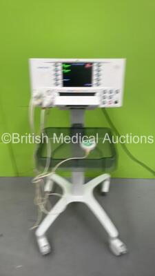 Huntleigh FM800 Encore Fetal Monitor on Stand with 3 x Transducers (Powers Up)