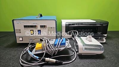 Mixed Lot Including 1 x Codman Malis Bipolar CMC III Electrosurgical System with Footswitch (Powers Up), 1 x HP Officejet 6000 and 1 x Dreamstation Humidifier Ref EUXH