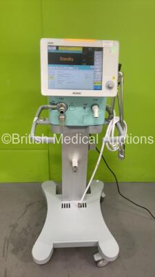 Aeonmed VG70 Ventilator *Mfd - 2020* Running Hours 0h 32Mins on Stand with Hoses (Powers Up)