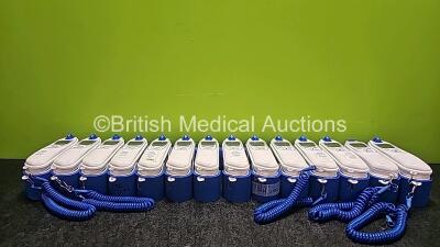 50 x Covidien Genius 3 Thermometers with Base Units (14 x Only in Photo - 50 in Total)