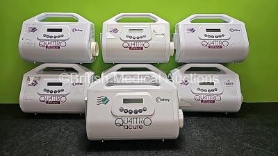 Job Lot Including 6 x Talley Qu4ttro Plus Mattress Pumps and 1 x Talley Qu4ttro acute Mattress Pump