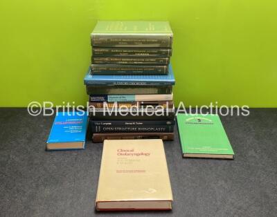 14 x Various Medical Books (Majority for Ear, Nose and Throat)