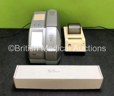 Alere Afinion AS100 Point of Care Hematology Analyzer Software Version 7.03 with 2 x Power Supplies and 1 x Alere Printer (Both Power Up) *SN AS0060337 / 1507A70188*