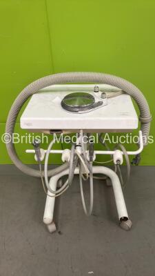 Unknow Make of Dental Delivery Unit on Stand with Hoses