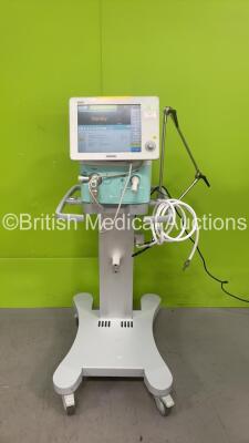 Aeonmed VG70 Ventilator *Mfd - 2020* Running Hours 0h 30Mins on Stand with Hoses (Powers Up)