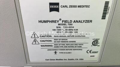 Zeiss Humphrey 720i Field Analyzer - Incomplete (HDD REMOVED) on Motorized Table - 5