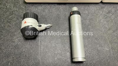 2 x Heine Delta 20 Otoscope / Ophthalmoscopes in Cases - 2