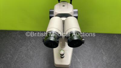 Unknown Manufacturer Slit Lamp with Binoculars and 2 x 10x Eyepieces - 2