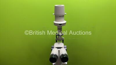 Unknown Manufacturer Slit Lamp with Binoculars and 2 x 10x Eyepieces - 4