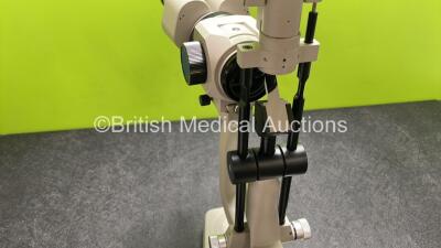 Unknown Manufacturer Slit Lamp with Binoculars and 2 x 10x Eyepieces - 10