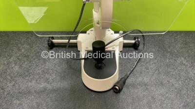 Shin-Nippon Ohira SL-203 Slit Lamp with Binoculars, Face Shield and 2 x 10x Eyepieces - 2