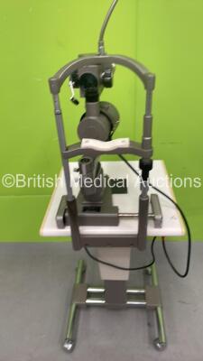 TopCon 1D Slit Lamp with Binoculars, 2 x 12,5x Eyepieces and Chin Rest on Table (Powers Up with Good Bulb) - 7