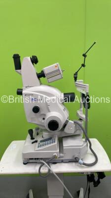 TopCon TRC 50DX Retinal Camera on Motorized Table (Powers Up with Damage-See Photos) - 5