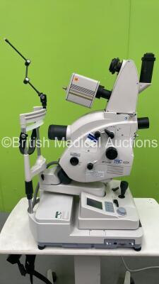 TopCon TRC 50DX Retinal Camera on Motorized Table (Powers Up with Damage-See Photos) - 7