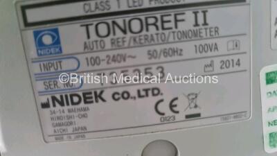 Nidek Tonoref II Auto Ref / Kerato / Tonometer with Printer Options *Mfd 2014* (Powers Up) - 6