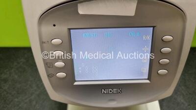 Nidek RKT-7700 Auto / Ref /Kerato Tonometer (Powers Up, Loose Casing on Chin Rest - See Photo) - 2