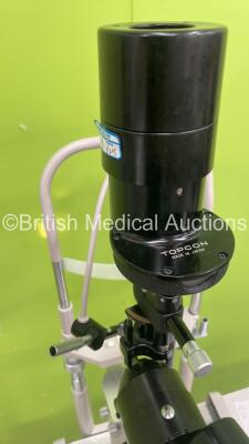 TopCon SL-3D Slit Lamp with 2 x 10x and 2 x 16x Eyepieces on Motorized Table with Accessories (Powers Up with Good Bulb) *205386* - 5