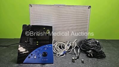 BriTec EuroRad EuroProbe Control Console with 2 x Handpieces and Footswitch in Carry Case (Powers Up) *SN 0698*