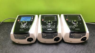 3 x Resmed Stellar 100 CPAP Units (1 x Powers Up with Stock Power Supply, Power Supply Not Included, 2 x Draws Power) *SN 22181864362 / 20160500262 / 20151336163*