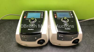 2 x Resmed Stellar 100 CPAP Units (Both Power Up with Stock Power Supply, Power Supply Not Included) *SN 22182024187 / 22181441231*