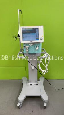 Aeonmed VG70 Ventilator *Mfd - 2020* Running Hours 0h 24m on Stand with Hoses (Powers Up)