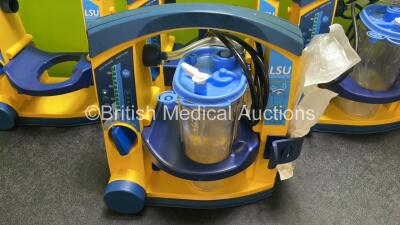 4 x LSU Laerdal Suction Units with 2 x Cups and 4 x Batteries (All Power Up) - 2