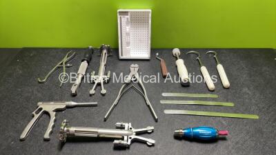 Job Lot of Various Surgical Instruments Including 1 x Anspach Speed Reducer