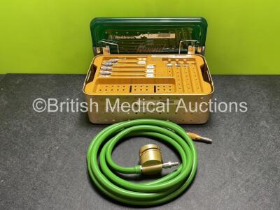 Medtronic Midas Rex Legend Set Including 6 x Attachments and Hose *Incomplete*