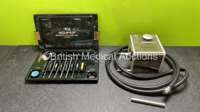 Job Lot Including 1 x DePuy Bone Mill Unit with Hose and 1 x Acufex Instrument Tray *Incomplete*