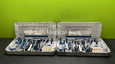 2 x Smith & Nephew Trays *Incomplete - See Photos*