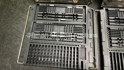 4 x Synthes Instrument Trays *Incomplete - See Photos* - 4