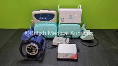 Mixed Lot Including 2 x Ameda Elite Breast Pumps, 1 x Esterline Intercom Module, 1 x Intelligent Pressure Care Management Unit, 1 x 3M Electronic Test System Sensing Unit, 1 x CPR Air Mattress Pump, 1 x Nobel Biocare Branemark System DEA 032 Drill Control