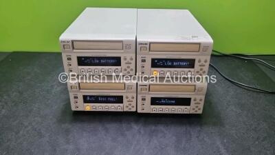 4 x Sony DVO-1000MD DVD Recorders (All Power Up, 1 x with 915-215 Error)