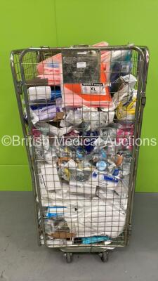 Cage of Mixed Consumables Including Intersurgical Supraglottic Airways, Overalls and Masks (Cage Not Included - Out of Date)