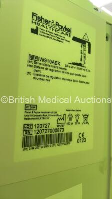 1 x Fisher and Paykel Therapy Lamp on Stand (Powers Up with Good Bulb) and 1 x Drager Infinity Delta Patient Monitor on Stand (Powers Up) *S/N 120727000873* - 10