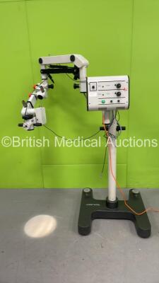 Wild Heerbrugg M690 Surgical Microscope with Leica f=250mm Lens on Wild MS-C Stand (Powers Up - Incomplete)