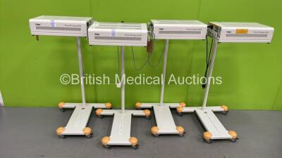 4 x Drager Photo-Therapy 4000 Therapy Lamps on Stands (All Power Up) *S/N ARUL-0035 / ARUL-0033 / ARUL-0034 / ARUL0031* - 2