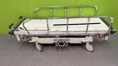 Huntleigh Lifeguard Hydraulic Patient Trolley with Mattress (Hydraulics Tested Working)