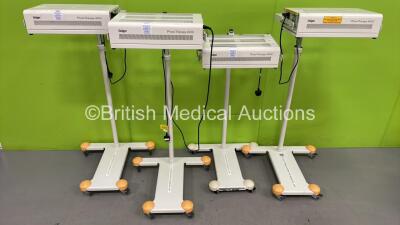 4 x Drager Photo-Therapy 4000 Therapy Lamps on Stands (All Power Up) *S/N ARUL-0032 / ARUK-0009 / ARUK-0023 / ARUL-0030* - 2