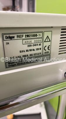 4 x Drager Photo-Therapy 4000 Therapy Lamps on Stands (All Power Up) *S/N ARUL-0032 / ARUK-0009 / ARUK-0023 / ARUL-0030* - 6