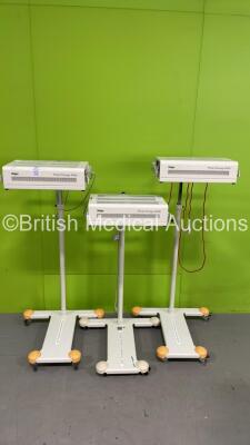 3 x Drager Photo-Therapy 4000 Therapy Lamps on Stands (All Power Up) *S/N ARUL-0036 / ASDE-0241 / ARUL0029* - 2