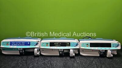 3 x Carefusion Alaris PK Syringe Pumps (2 x Power Up and 1 x Draw Power)