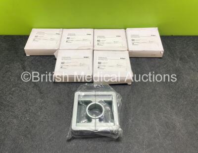 6 x Drager Ref 2M85337 Compact Rail Comp. Units in Boxes