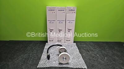 Job Lot Including 3 x Olympus MAJ-901 Water Containers *SN 221024 / 230126 / 230120*