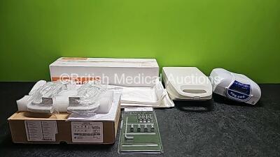 Mixed Lot Including 16 x Fairmont Disposable Laparoscopic Diathermy Hooks Ref DHE4505 (All in Date), 1 x Olympus Maj-2211 Side Handles Ref K10035108, 1 x Philips Respironics Nebuliser and 1 x Talley Venturi Avanti Ref TG600/07 *SN 99-01-06-322 / 07A779002